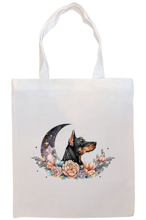 Doberman Canvas Tote Bag Style3