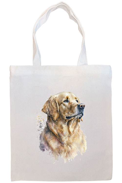 Golden Retriever Canvas Tote Bag Style4