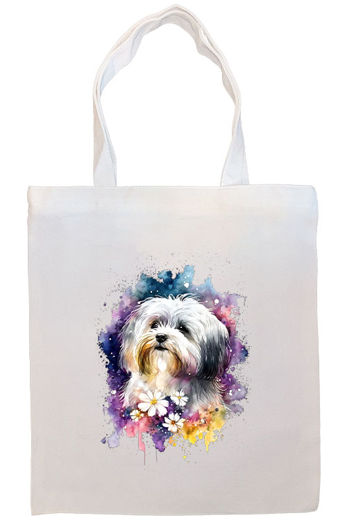 Havanese Canvas Tote Bag Style1