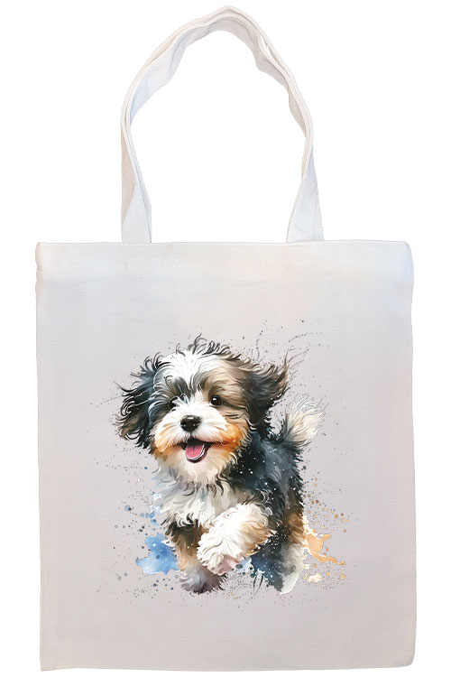 Havanese Canvas Tote Bag Style2