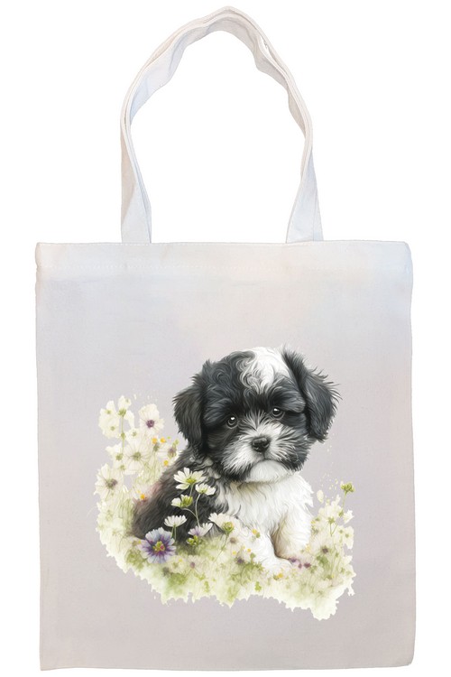 Havanese Canvas Tote Bag Style4