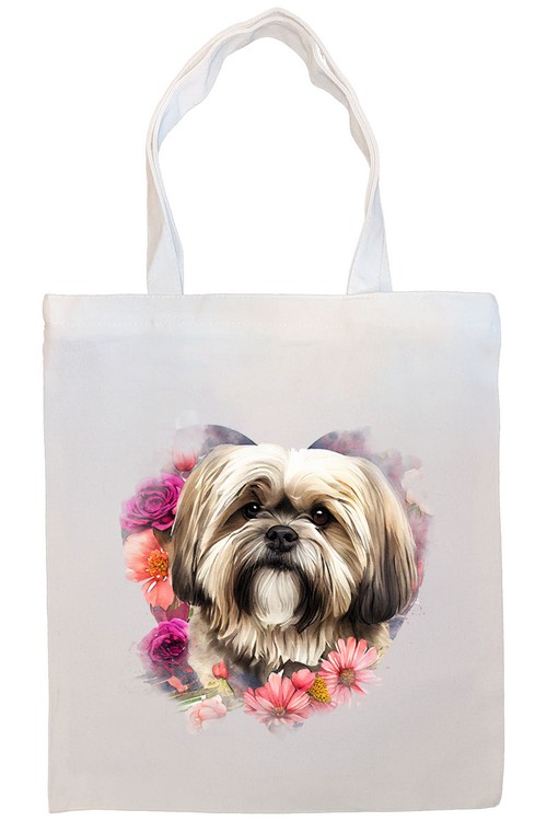 Lhasa Apso Canvas Tote Bag Style4