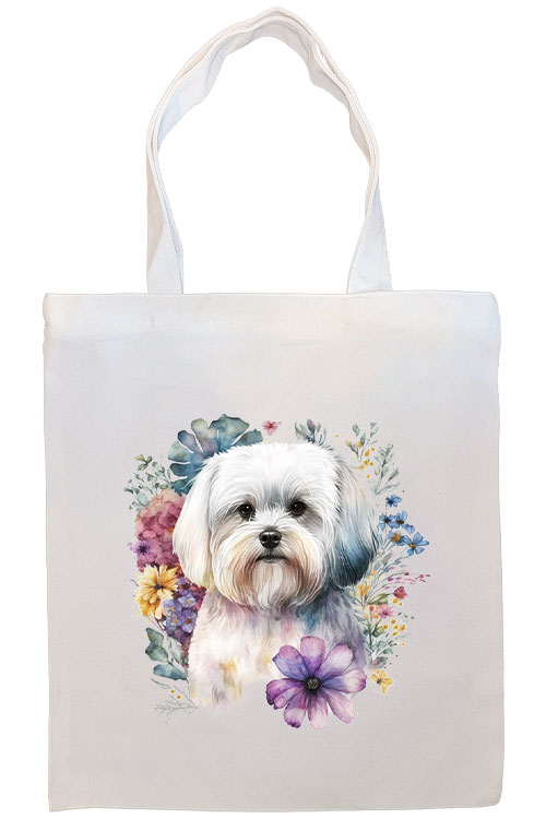 Maltese Canvas Tote Bag Style1