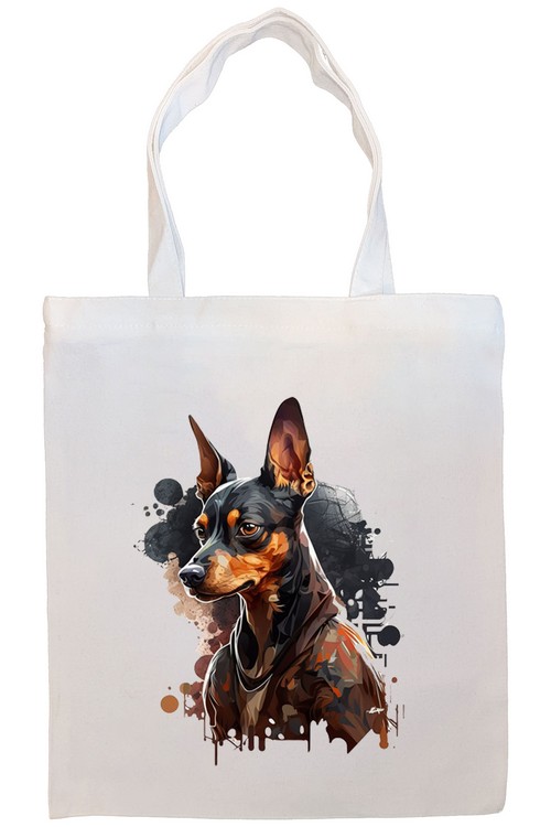 Miniature Pinscher Canvas Tote Bag Style1