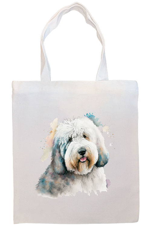 Old English Sheepdog Canvas Tote Bag Style2