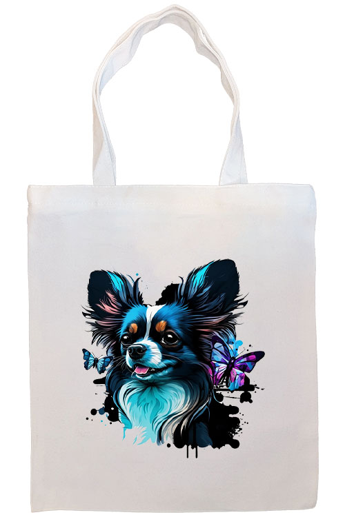 Papillon Canvas Tote Bag Style1