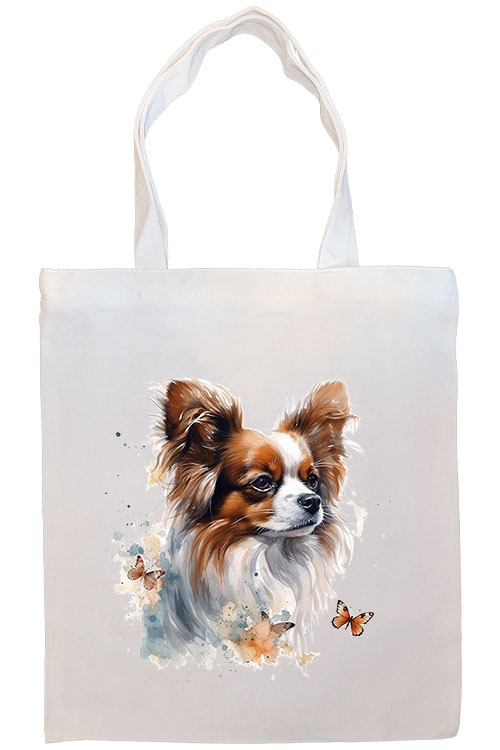 Papillon Canvas Tote Bag Style3