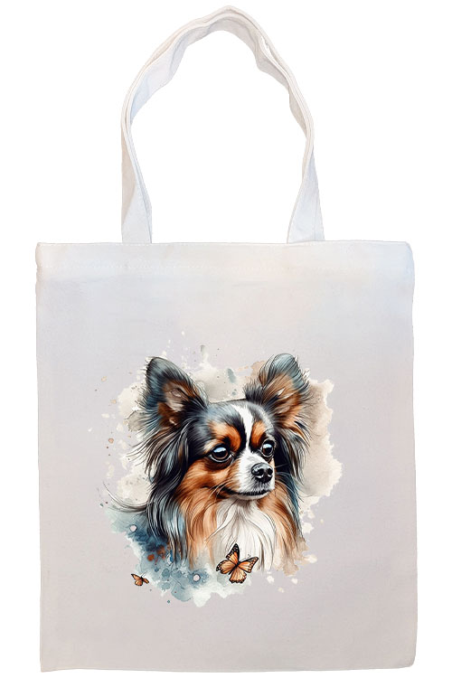 Papillon Canvas Tote Bag Style4