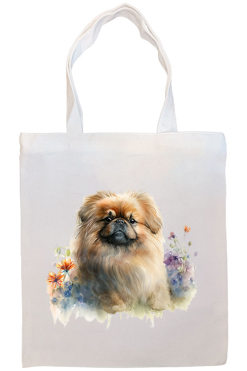 Pekingese Canvas Tote Bag Style1