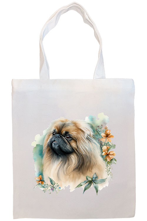 Pekingese Canvas Tote Bag Style2