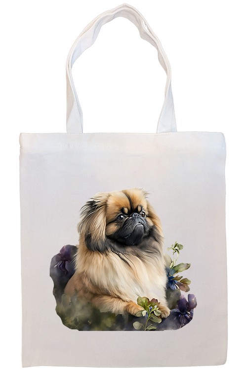 Pekingese Canvas Tote Bag Style3