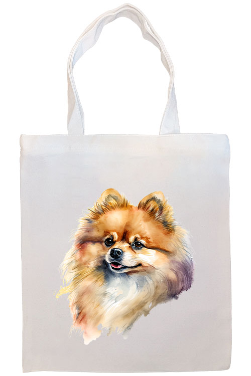 Pomeranian Canvas Tote Bag Style1