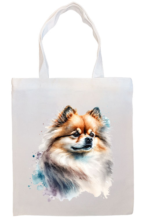 Pomeranian Canvas Tote Bag Style2