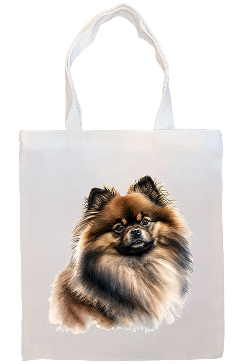 Pomeranian Canvas Tote Bag Style3