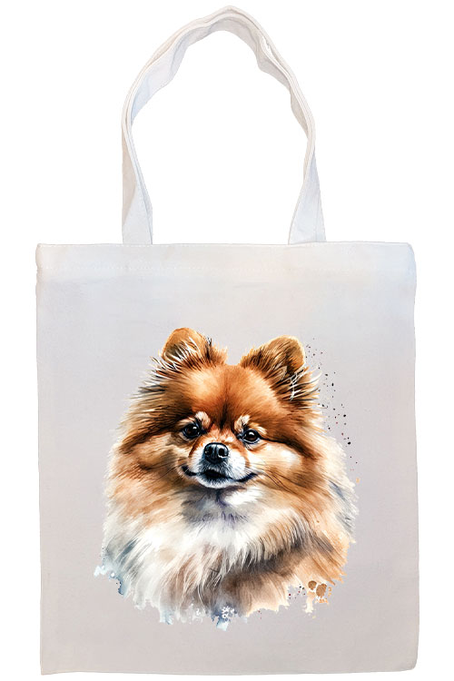 Pomeranian Canvas Tote Bag Style4