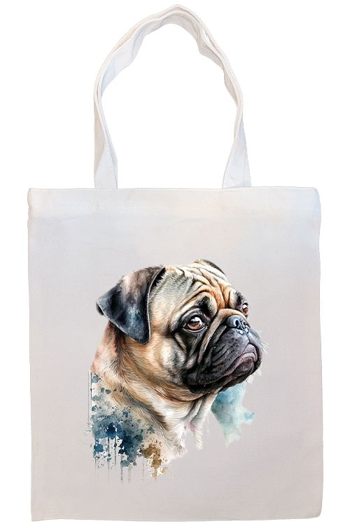 Pug Canvas Tote Bag Style3