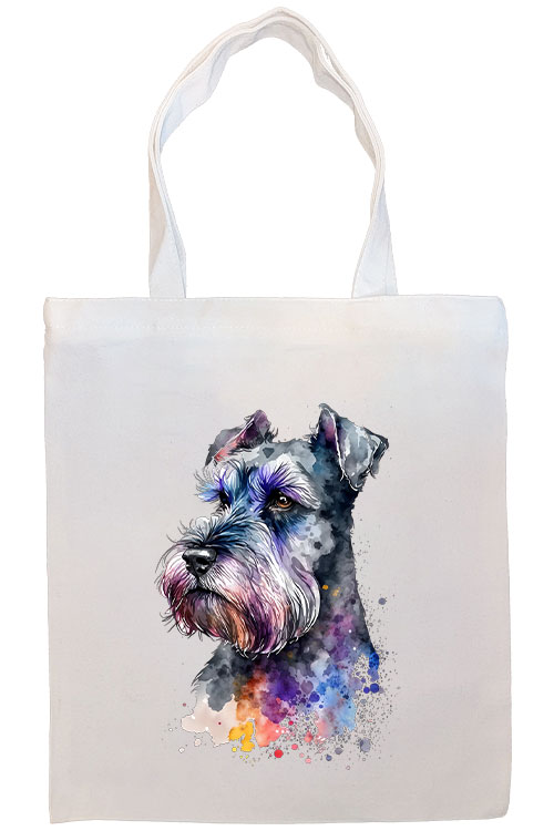 Schnauzer Canvas Tote Bag Style1