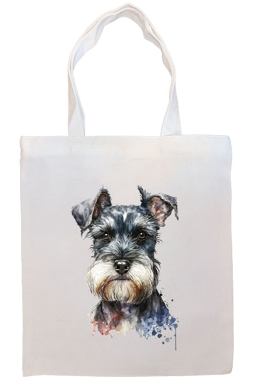 Schnauzer Canvas Tote Bag Style2