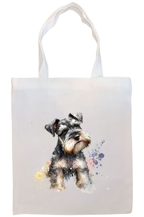 Schnauzer Canvas Tote Bag Style3