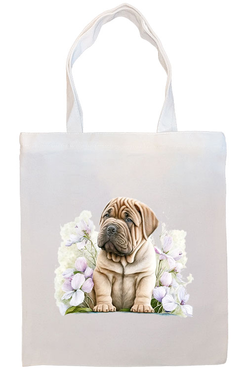 Shar-Pei Canvas Tote Bag Style4