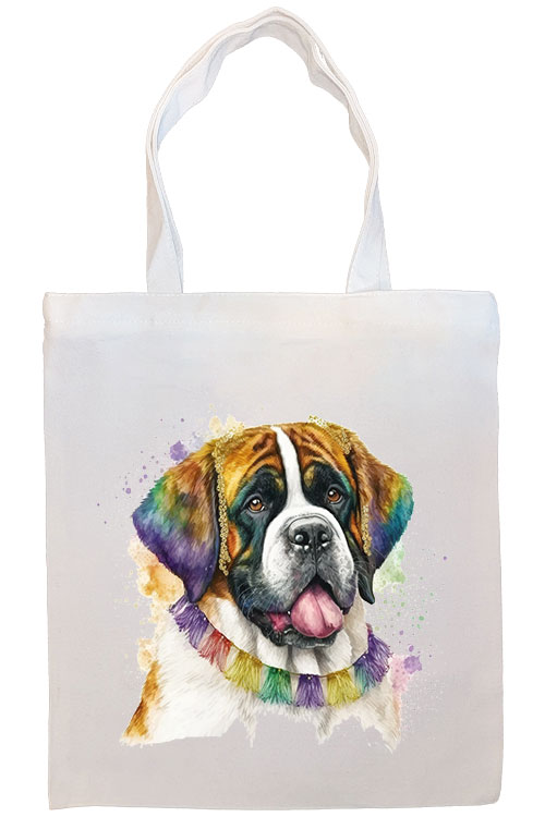 Saint Bernard Canvas Tote Bag Style1