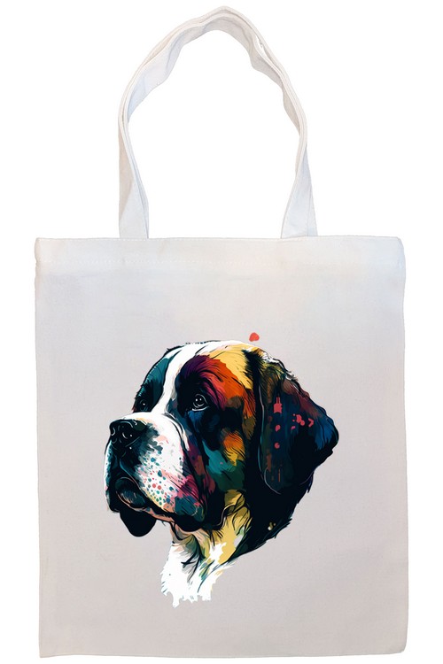 Saint Bernard Canvas Tote Bag Style2