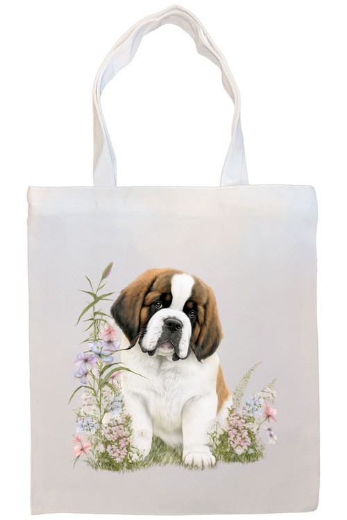 Saint Bernard Canvas Tote Bag Style4