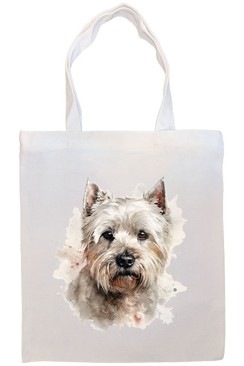 Westie Canvas Tote Bag Style4