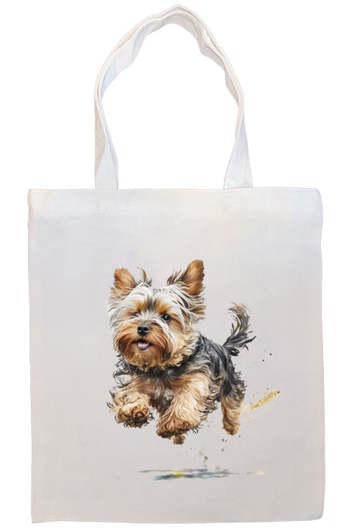 Yorkie Canvas Tote Bag Style3