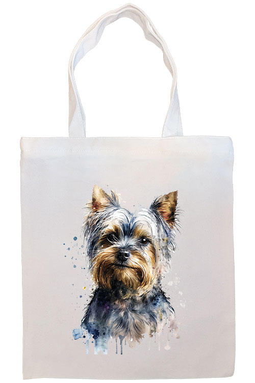 Yorkie Canvas Tote Bag Style4