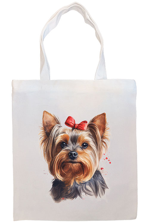 Yorkie Canvas Tote Bag Style5