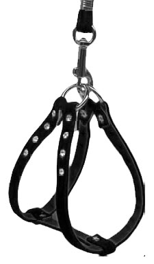 Velvet Step-In Harness Black VL 18