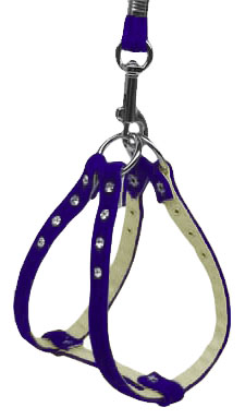 Velvet Step-In Harness Purple VL 16