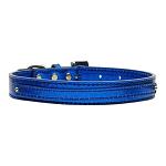 3/8" (10mm) Metallic Two Tier Dog Collars 8 Colors