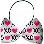 Pink XOXO Pet Bow Tie