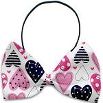 Mixed Hearts Pet Bow Tie