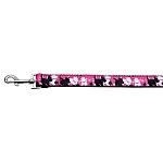 Plaid Pups Nylon Ribbon Collars 1 wide 6ft Leash