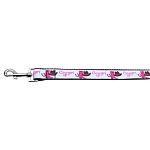 Cowgirl Up Nylon Ribbon Pet Leash 1 wide 4ft