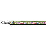 Easter Birdies Nylon Ribbon Dog Collars 1 wide 4ft Leash