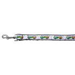 Peace Bus Ribbon Dog Collars 1 wide 4ft Leash