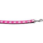 Pink Skulls 1 inch wide 4ft long Leash