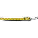 Lime Spring Flowers 1 inch wide 4ft long Leash