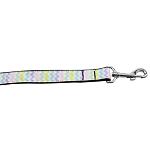 Spring Chevron Nylon Dog Leash 1 wide 4ft Lsh