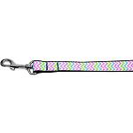 Summer Chevrons Nylon Dog Leash 4 Foot