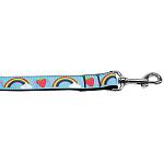 Rainbows and Berries Nylon Dog Leash 4 Foot