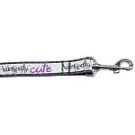 Wickedly Cute Nylon Dog Leash 4 Foot