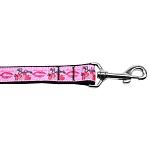 Believe in Pink Nylon Dog Leash 4 Foot