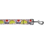 Taco Tuesday Nylon Pet Leash 5/8in by 4ft