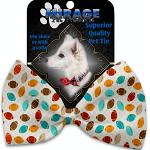 Football Frenzy Pet Bow Tie Collar Accessory with Velcro