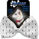 Deer Dreaming Pet Bow Tie Collar Accessory with Velcro